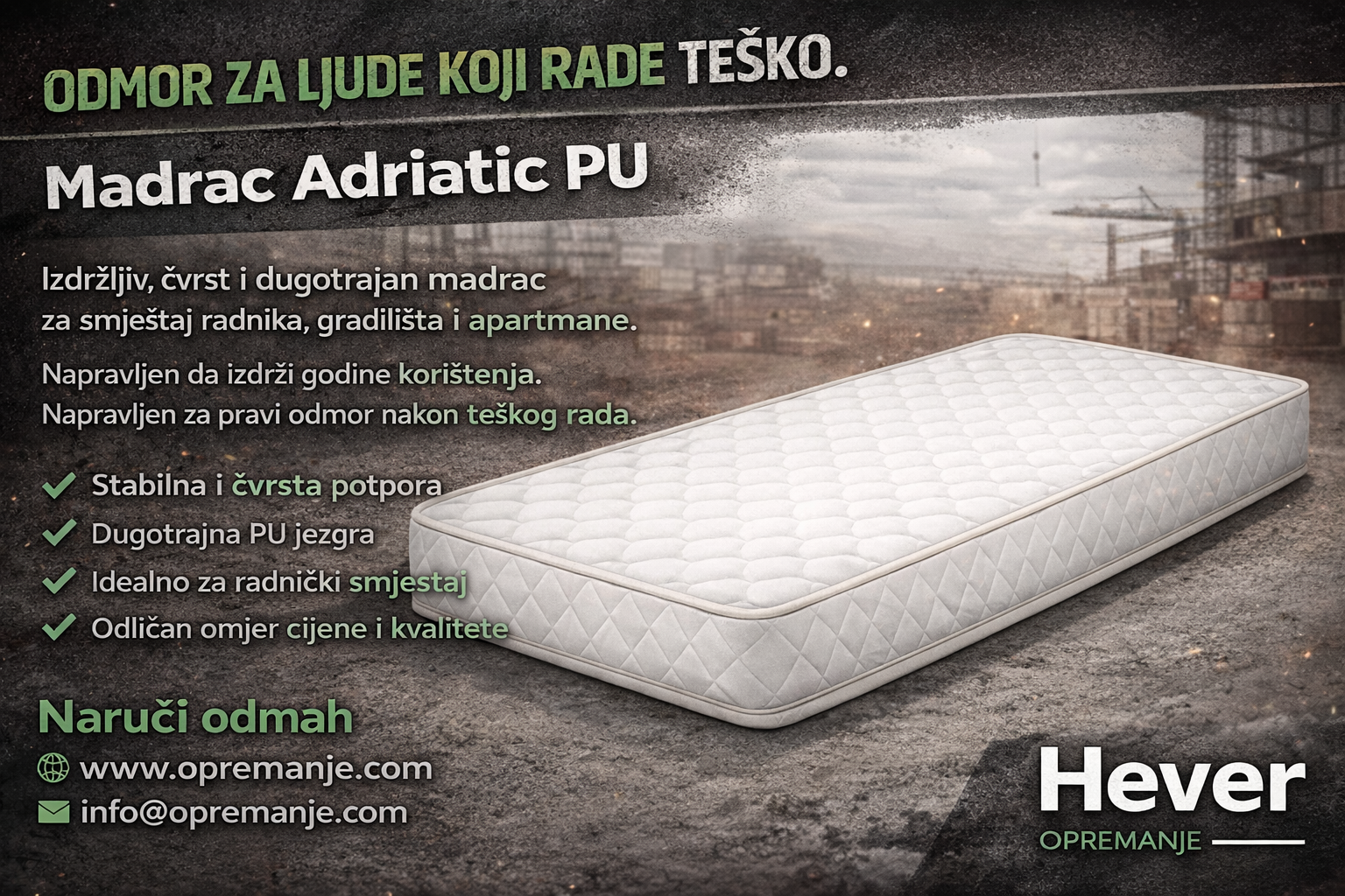 Madraci za radnike